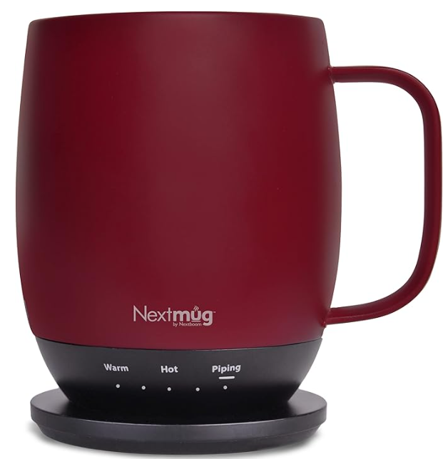 Nextmug - Temperature-Controlled, Self-Heating Coffee Mug (Violet - 14 oz.)