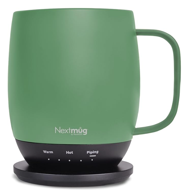 Nextmug - Temperature-Controlled, Self-Heating Coffee Mug (Violet - 14 oz.)