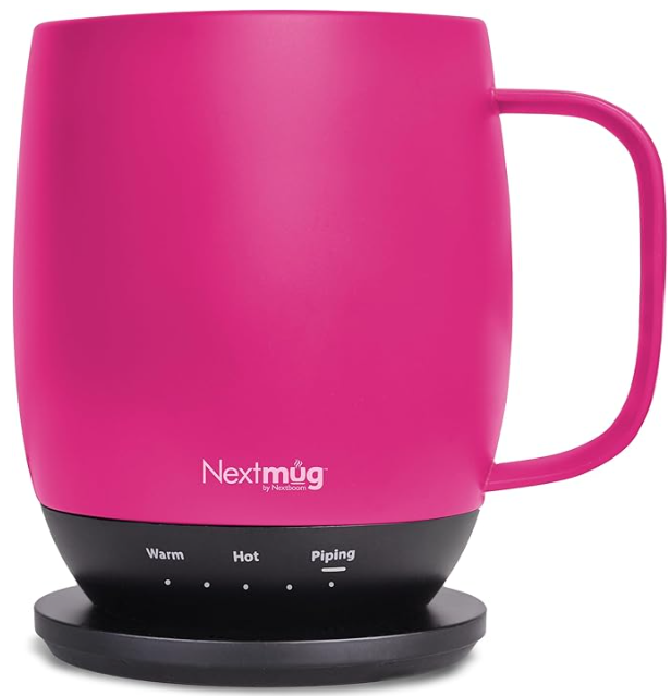 Nextmug - Temperature-Controlled, Self-Heating Coffee Mug (Violet - 14 oz.)