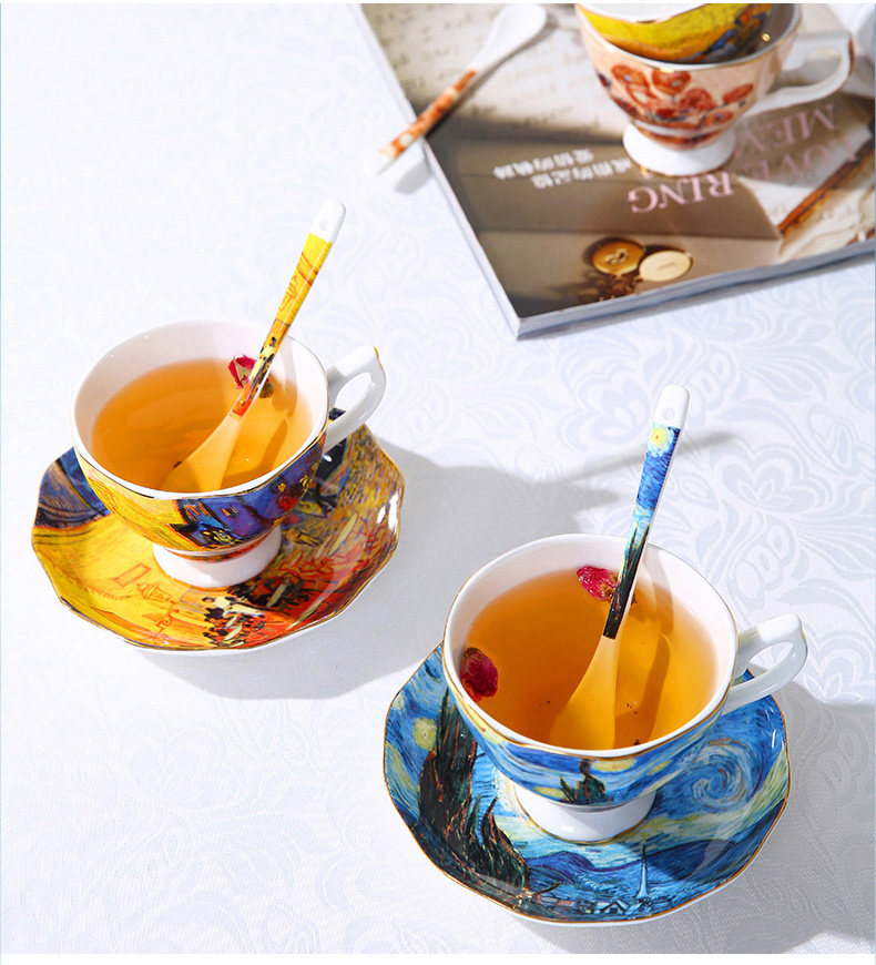 Van Gogh Art Painting Tableware Set 3 pcs