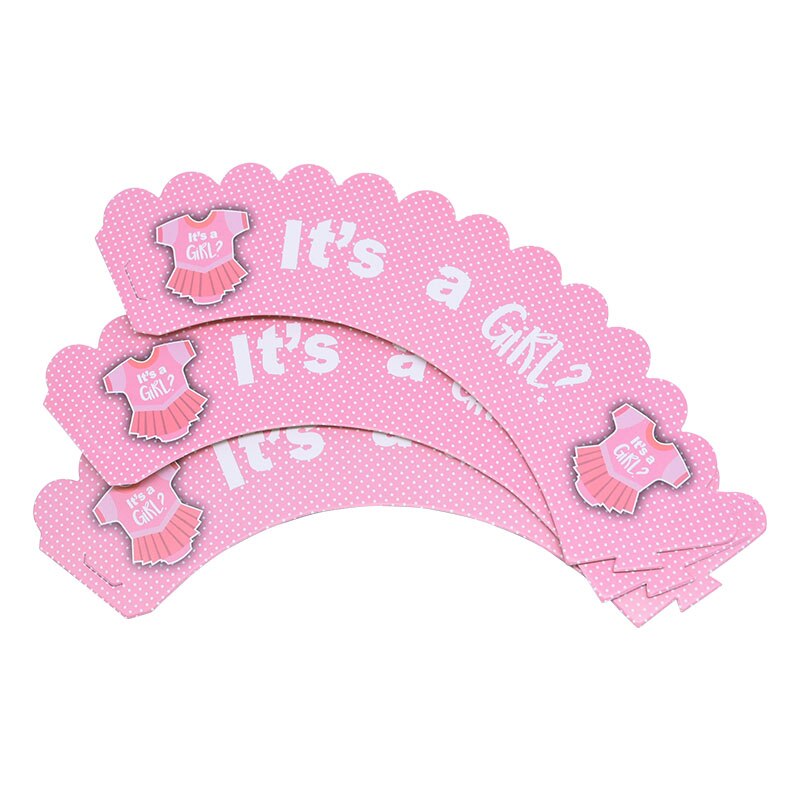 Cupcake Wrappers and Toppers for Baby Shower