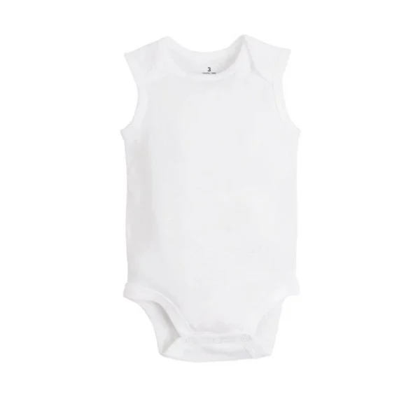 10 Pcs Lot Baby Bodysuits Newborn Baby Clothing Cotton White Kids Jumpsuits Baby Boy Girl Clothes 3