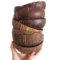 12 15cm natural coconut bowl spoon tablewar set for kitchen item utensils wooden good product design