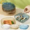 1pcs Table Plates For Serving Plates Dinnerware Pet Partitioned Dish Snack Candy Cake Stand Bowl Food