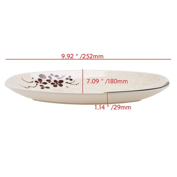 1pc Melamine Tableware Dinner Plate Set 7 10inch Food Dessert Dish Plate Tray Serving Platter Restaurant 1