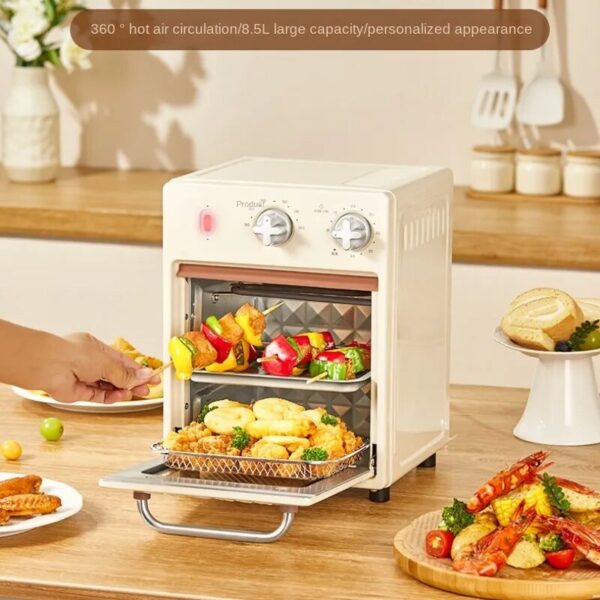 2023 new kitchen appliances air fryer 8 5l large capacity household electric fryer electric oven multifunctional