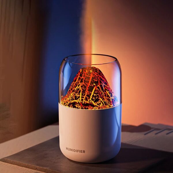 2023 New Volcano Planet Humidifier 300ml Home Bedroom Colorful Usb Essential Oil Diffuser Humidifier Desktop Silent 1