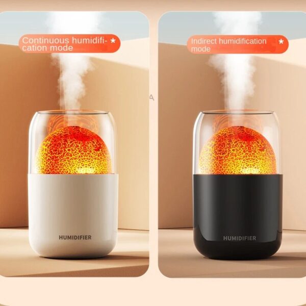 2023 New Volcano Planet Humidifier 300ml Home Bedroom Colorful Usb Essential Oil Diffuser Humidifier Desktop Silent 2