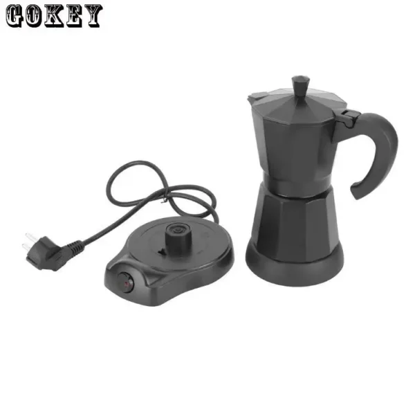 300ml Portable Electric Coffee Maker Stainless Steel Coffe Maker Espresso Mocha Coffee Pot Portable Coffee Machine 2