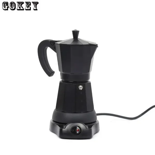 300ml Portable Electric Coffee Maker Stainless Steel Coffe Maker Espresso Mocha Coffee Pot Portable Coffee Machine 4