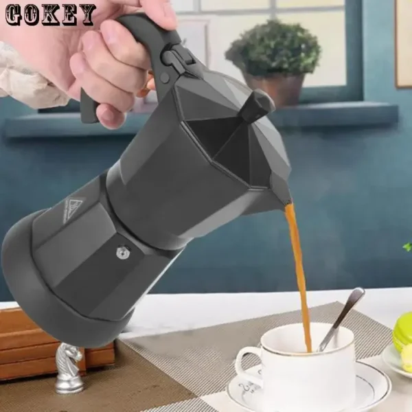 300ml Portable Electric Coffee Maker Stainless Steel Coffe Maker Espresso Mocha Coffee Pot Portable Coffee Machine