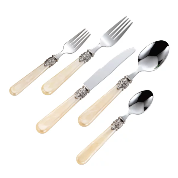 304 Stainless Steel Cutlery Set Knife Fork And Spoon Upscale Vintage Cutlery Acrylic Handle Cutlery 3