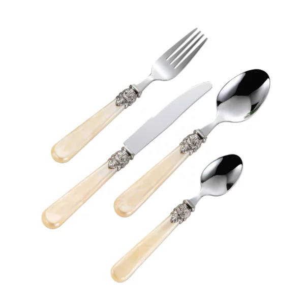 304 Stainless Steel Cutlery Set Knife Fork And Spoon Upscale Vintage Cutlery Acrylic Handle Cutlery 4