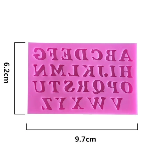 3pcs Set Letter Number Silicone Molds Fondant Cake Decorating Tools Chocolate Mold Baking Dish Bakeware Sugar 3