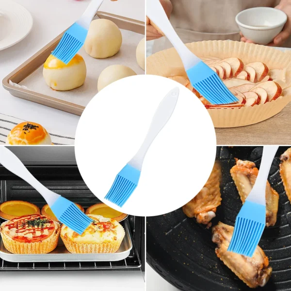 5 1pcs Silicone Oil Brush Basting Brush Diy Cake Bread Butter Baking Brushes Kitchen Cooking Barbecue 2