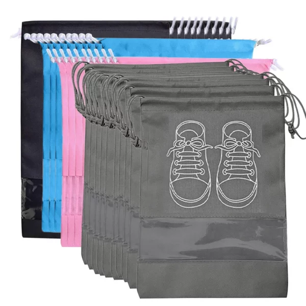 5 3 1pcs Shoes Storage Bags Closet Organizer Non Woven Travel Portable Bag Waterproof Pocket Clothing 1