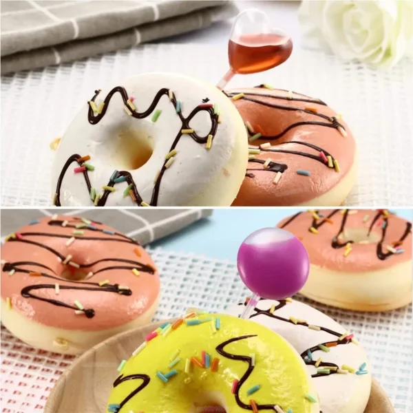 50pcs Mini Dropper Disposable Jam Dropper For Cupcakes Sauce Squeeze Transfer Pipettes Dropper Dessert Stuffed Cake