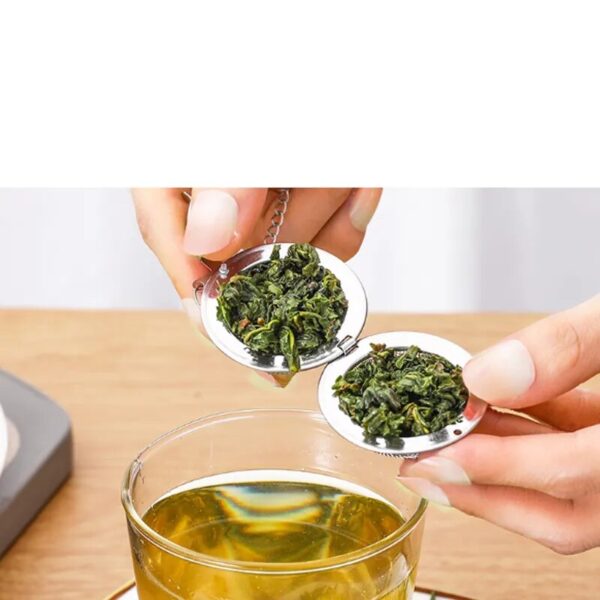 5pcs 1pcs Stainless Steel Spice Tea Ball Tea Infuser Sphere Locking Strainer Mesh Infuser Tea Filter 2