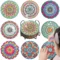 8 Pcs Set Diy Diamond Painting Coaster 5d Color Diamond Mosaic Drink Coaster Table Mats Kitchen