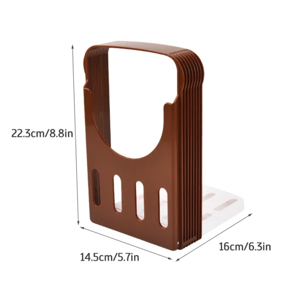 Bread Toast Slicer Plastic Foldable Loaf Cut Rack Cutting Guide Slicing Tool Kitchen Accessories Practical Cakes 5