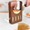 Bread Toast Slicer Plastic Foldable Loaf Cut Rack Cutting Guide Slicing Tool Kitchen Accessories Practical Cakes