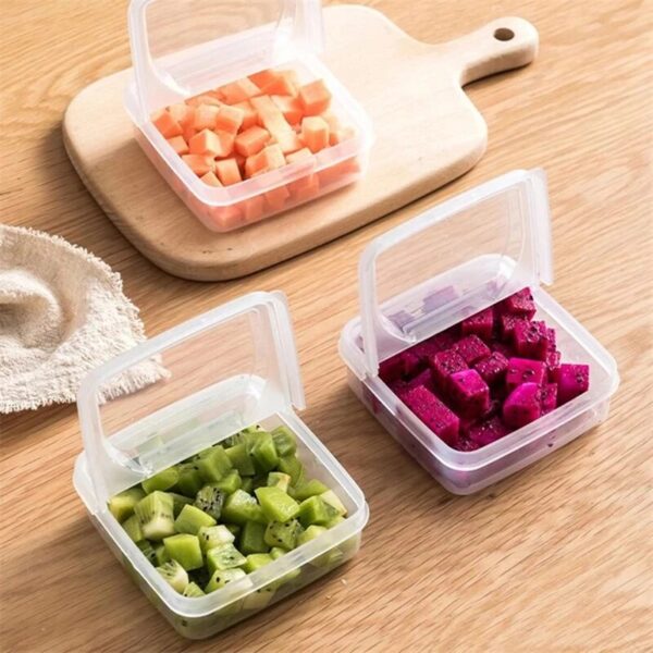 Butter Cheese Slice Storage Box Fruit Vegetable Fresh Keeping Organizer Box Refrigerator Sub Packing Container For 1