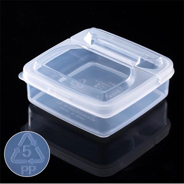 Butter Cheese Slice Storage Box Fruit Vegetable Fresh Keeping Organizer Box Refrigerator Sub Packing Container For 3