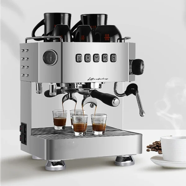 Crm3018 Commercial Coffee Machine Semi Automatic For Home Use Italian Style Professional Freshly Ground Milk Tea 4