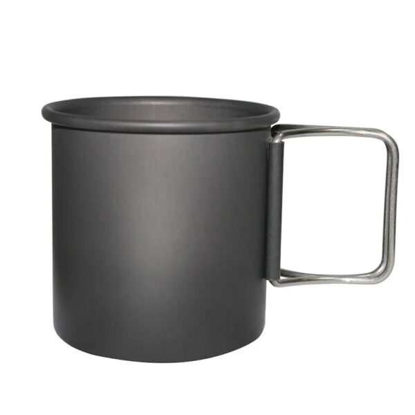 Camping Mug Aluminum Alloy Cup Tourist Tableware Picnic Utensils Outdoor Kitchen Equipment Travel Cooking Set Cookware 2