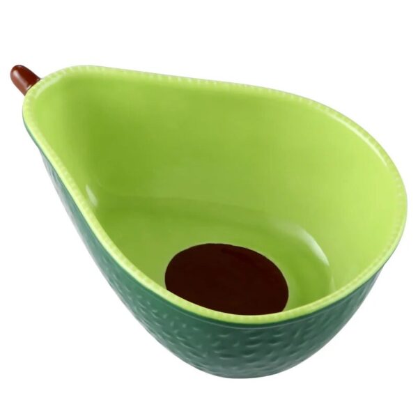 Ceramic Fruit Salad Bowl For Girls Creative Avocado Dessert Snack Snack Plates Salad Dinner Plates 5