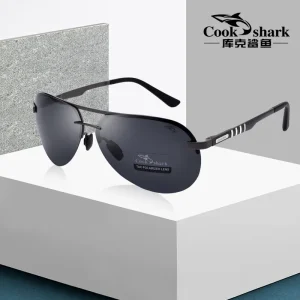 Cook Shark Men S Sunglasses Sunglasses Men S Influx Of People Driving Polarized Blue Glasses Sunglasses