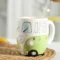 Creative ceramic bus cup interesting milk coffee mug