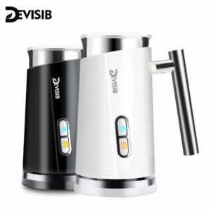 Devisib Automatic Milk Frother Electric Hot And Cold For Making Latte Cappuccino Coffee Frothing Foamer Kitchen