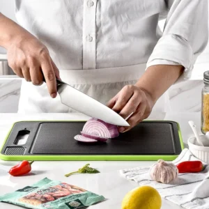 Double Sided Cutting Board With Thawing Function Kitchen Grinding Chopping Multifunctional Sharpener Grinding Cutting Board