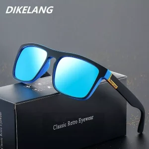 Fashion Square Vintage Polarized Sunglasses Men Women Retro Driving Fishing Luxury Brand Designer Sun Glasses Uv400