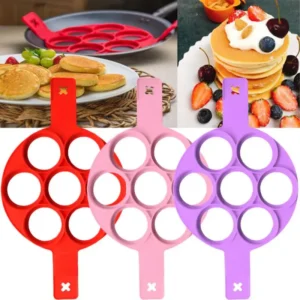 Fried Egg Pancake Maker Nonstick Cooking Tool Round Heart Pancake Maker Egg Cooker Pan Flip Eggs