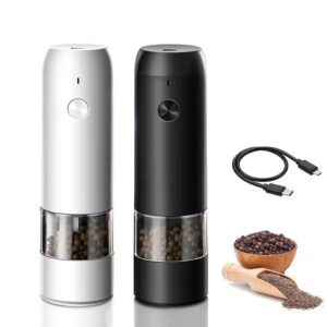 Grinders Herb Grinder Pepper Electric Salt And Pepper Grinder Food Crusher Kitchen Accessories Spice Black Tools