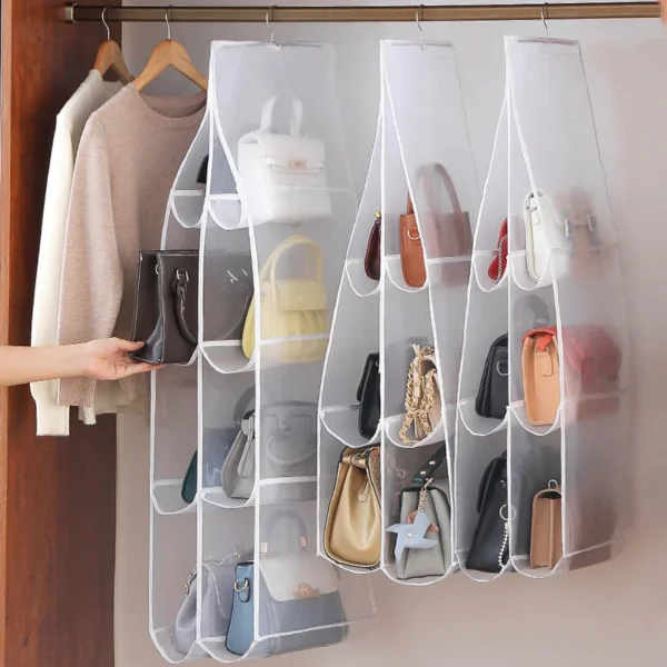 Handbag Hanging Organizer Hanging Bag For Storage Handbag Wardrobe Hanging Organizers Handbag Organizer For Closet 2