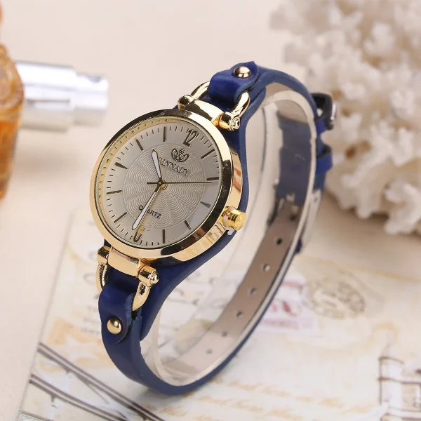 High Quality Women Watch Leather Strap Quartz Watches Ladies Casual Wristwatches Clock Gift Reloj Mujer 3