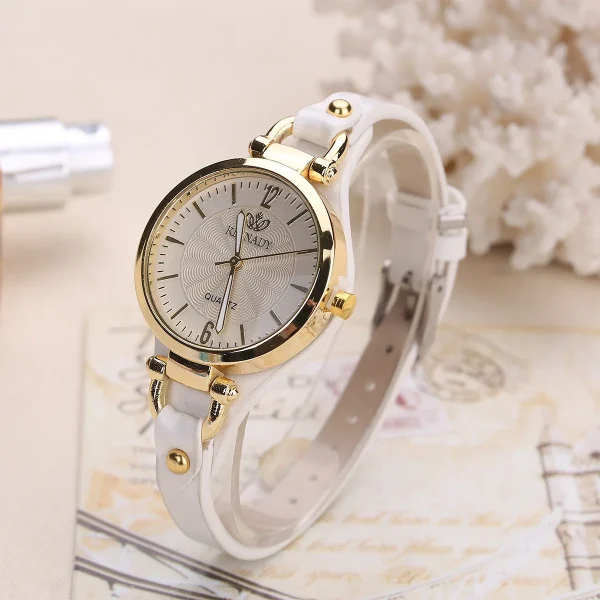 High Quality Women Watch Leather Strap Quartz Watches Ladies Casual Wristwatches Clock Gift Reloj Mujer 5