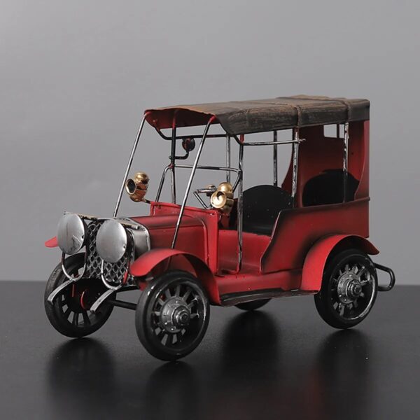 Hot Sale Metal Crafts Vintage Home Decor Vintage Car Models Decorative Items Living Room Decor Mini 2