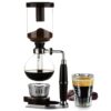 Japanese Style Siphon Coffee Maker Tea Siphon Pot Vacuum Coffeemaker Glass Type Coffee Machine Filter 3cups