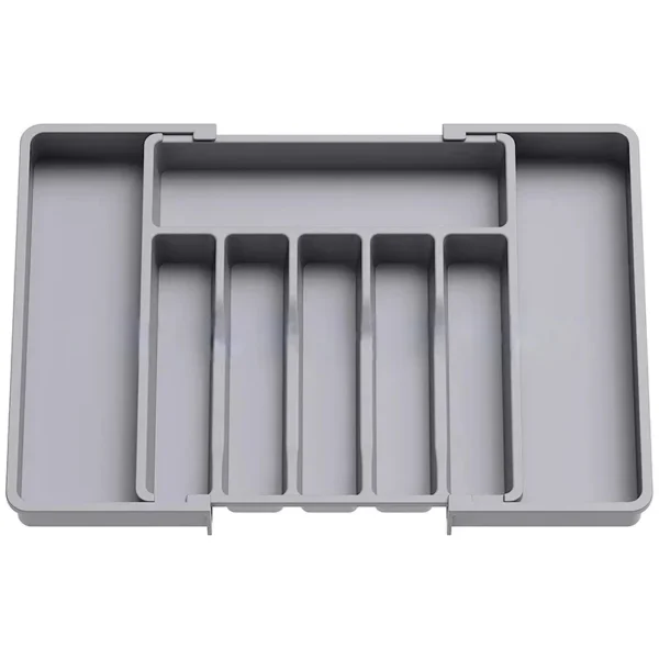 Kitchen Plastic Drawer Organize Holder Expandable Drawer Organizers Fork Spoon Divider Kitchen Drawer Cutlery Organizer 5