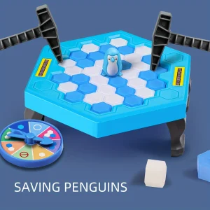 Knocking On Ice To Rescue Little Penguins Breaking Ice Toys Children S Puzzle Brain Training Parent