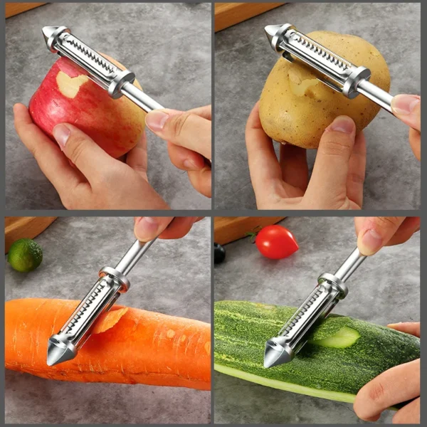 Konco Fruit And Vegetable Peeler Kitchen Accessories Alloy Sharp Peeler Potato Carrot Grater Peeler Kitchen Gadget 5