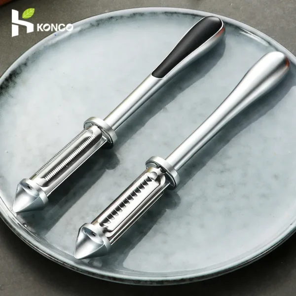 Konco Fruit And Vegetable Peeler Kitchen Accessories Alloy Sharp Peeler Potato Carrot Grater Peeler Kitchen Gadget