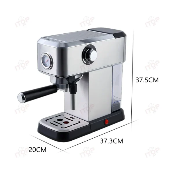 Lxchan Semi Automatic Coffee Maker 15bar Ulka Pump Espresso Coffee Machine With Thermostatic System Household Use 3