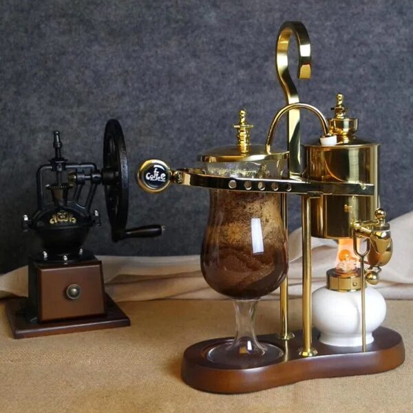 Luxury Vintage Style Home Coffee Maker Coffee Pot Belgian Royal Coffee Machine Set Siphon Drop Coffee