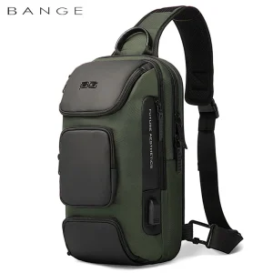 Man Bag Fashion Chest Bag Usb Multifunction Crossbody Bag For Men Shoulder Messenger Bags Male Waterproof