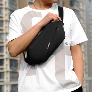 Men S Waist Bag Waterproof Hip Sack Belly Chest Bags For Man 2023 Fanny Pack Fashion